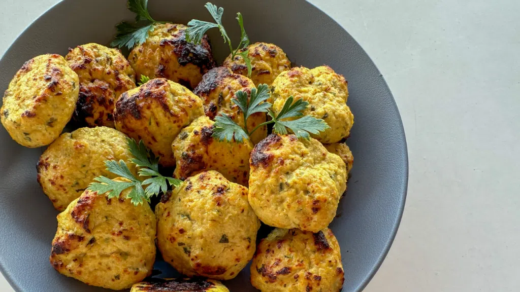 Salgadinho Assado de Abóbora com Frango - Imagem do artigo