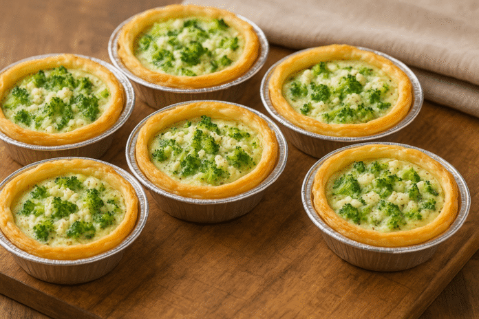 Tortinha de Brócolis com Ricota Prática, Leve e Saborosa