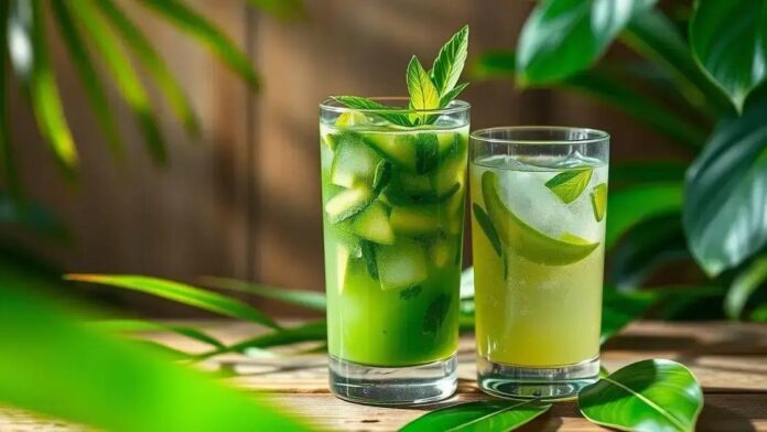 Água de Coco com Clorofila: Bebida Funcional para Revitalizar o Organismo