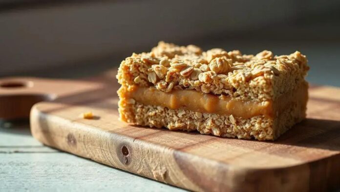 Barra de Aveia com Pasta de Amendoim: Snack Caseiro e Energético Barra de Aveia com Pasta de Amendoim: Snack Caseiro e Energético