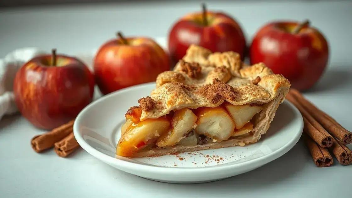 Benefícios nutricionais da torta de maçã integral Benefícios nutricionais da torta de maçã integral