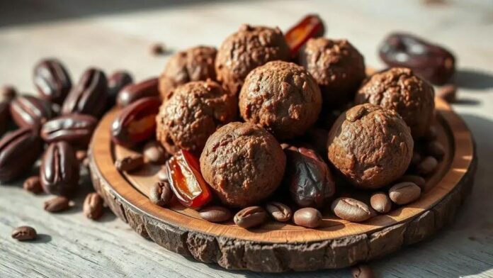 Bolinhas Energéticas com Tâmara e Cacau: Snack Fit Sem Açúcar