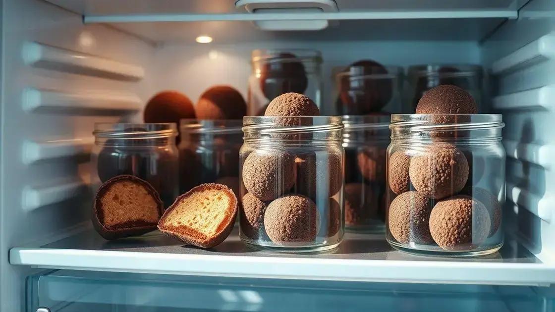 Como armazenar e conservar o brigadeiro fit Como armazenar e conservar o brigadeiro fit