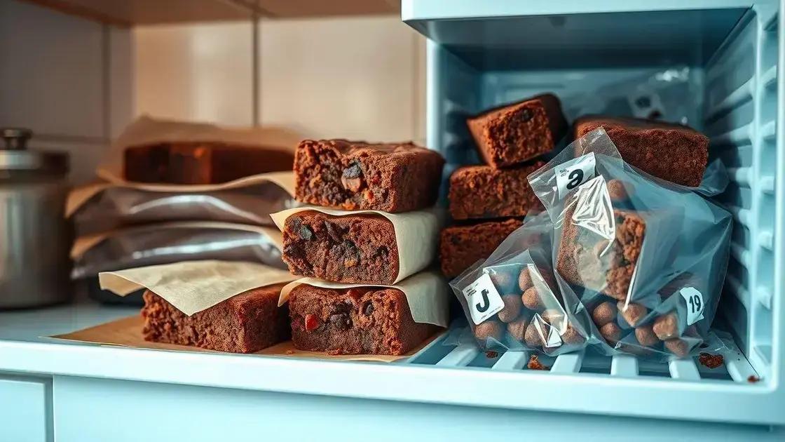 Como armazenar e conservar o brownie fit Como armazenar e conservar o brownie fit