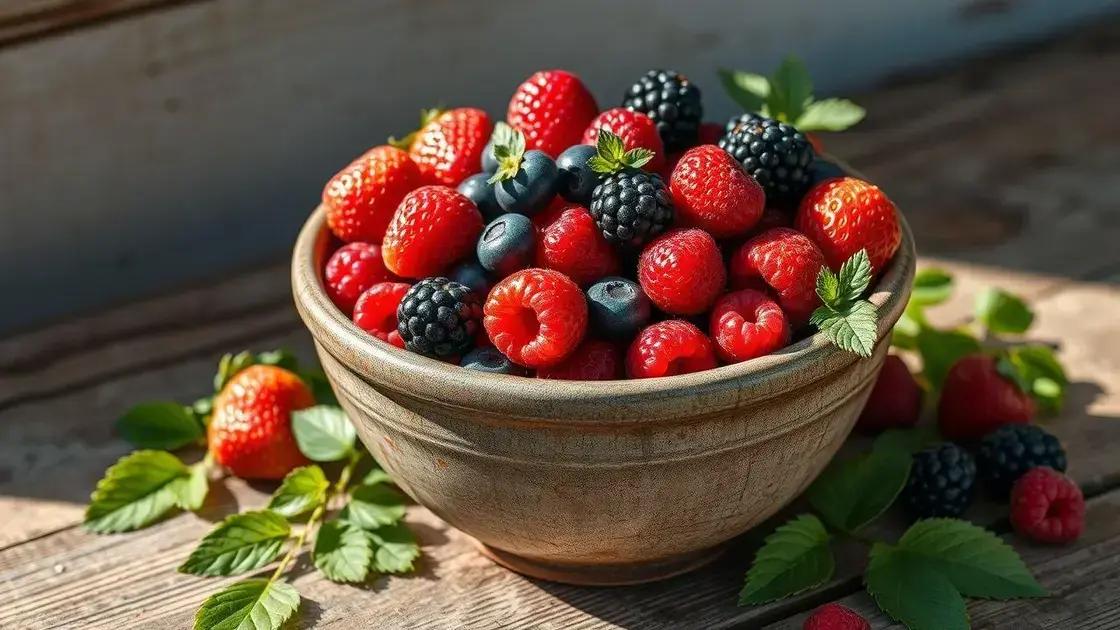Como escolher as frutas vermelhas ideais Como escolher as frutas vermelhas ideais