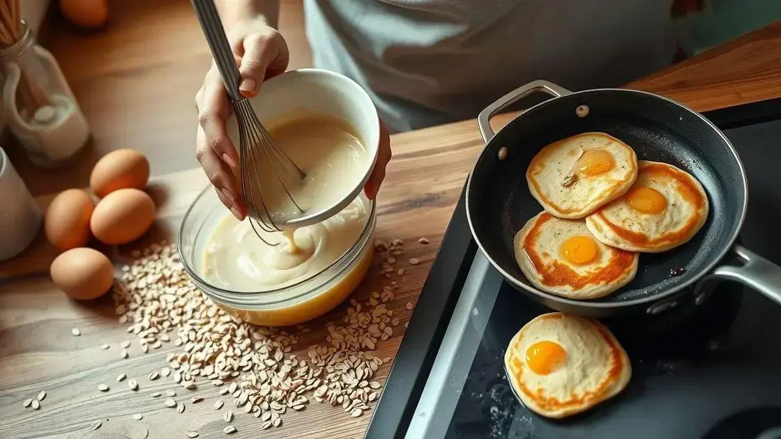 Como preparar a massa perfeita para panqueca de aveia e ovo Como preparar a massa perfeita para panqueca de aveia e ovo