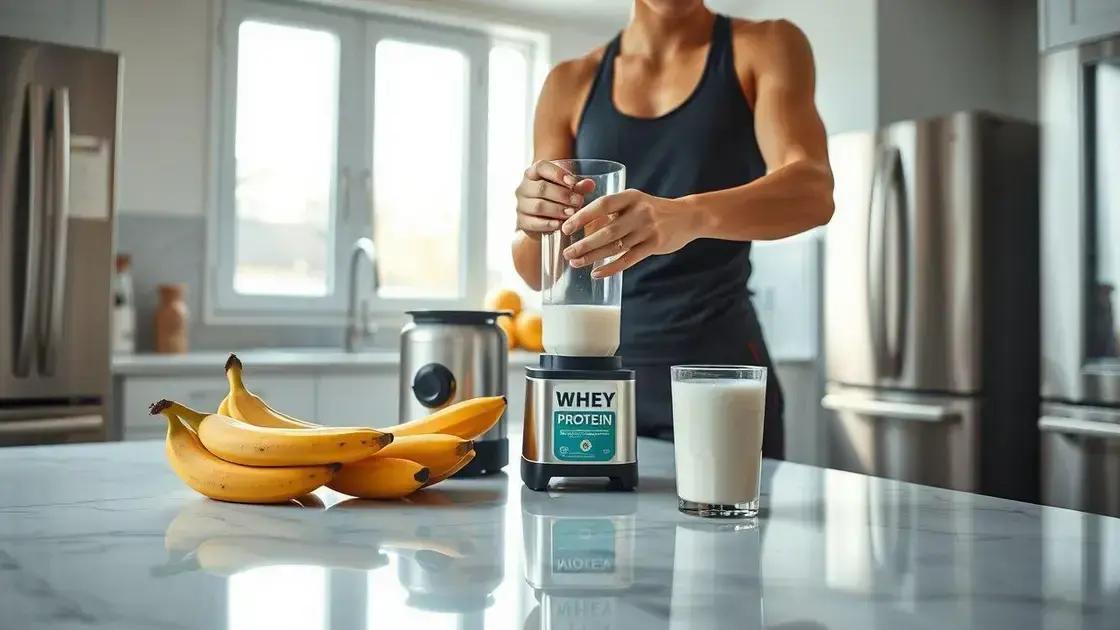 Como preparar seu shake pós-treino em poucos minutos Como preparar seu shake pós-treino em poucos minutos