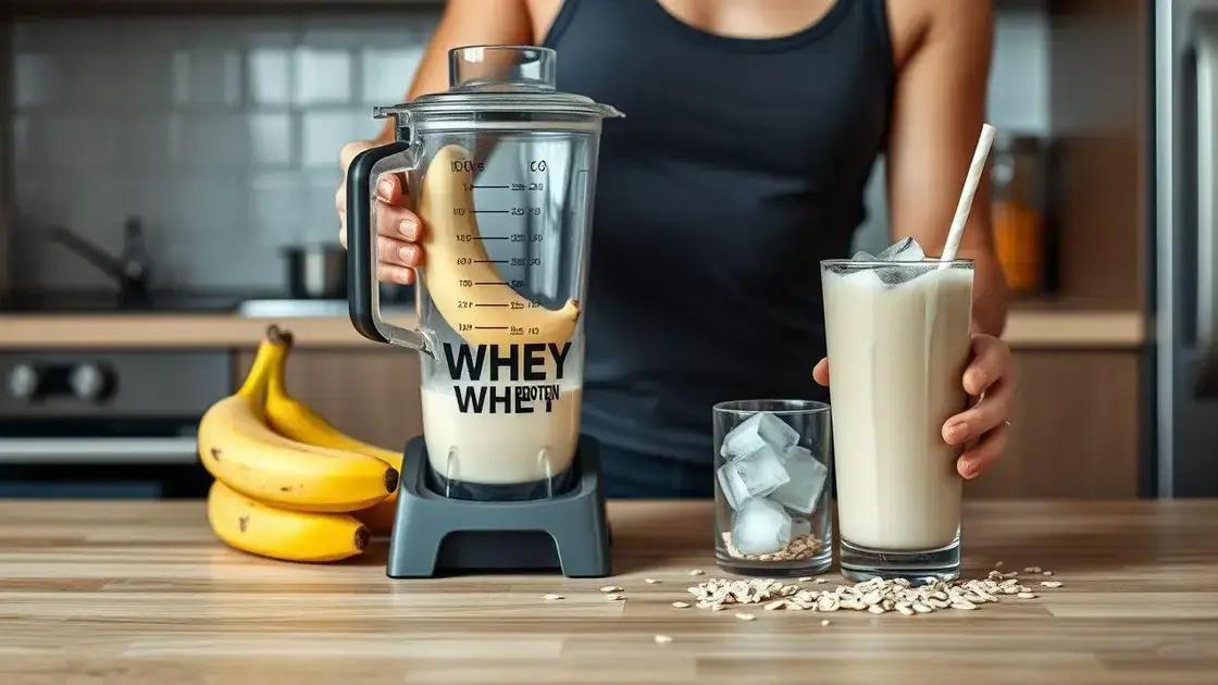 Como preparar seu shake pós-treino perfeito Como preparar seu shake pós-treino perfeito