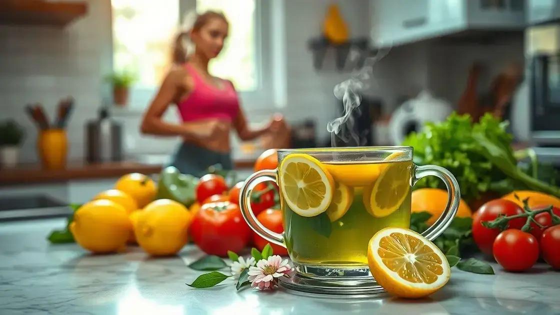 Dicas para potencializar os efeitos do chá verde com limão Dicas para potencializar os efeitos do chá verde com limão