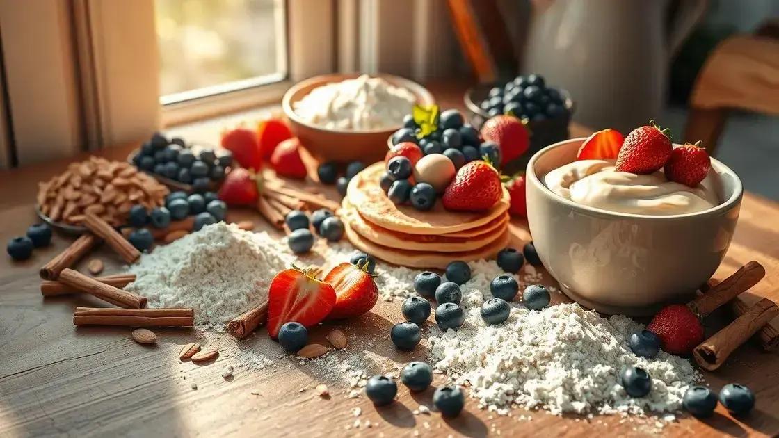 Dicas para variar sua panqueca proteica sem perder valor nutricional Dicas para variar sua panqueca proteica sem perder valor nutricional