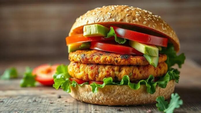 Hambúrguer de grão-de-bico: receita fitness vegana e proteica