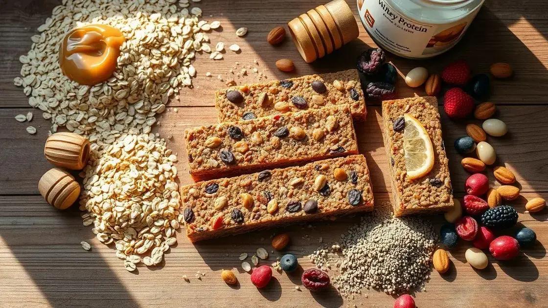 ingredientes essenciais para uma barrinha nutritiva ingredientes essenciais para uma barrinha nutritiva