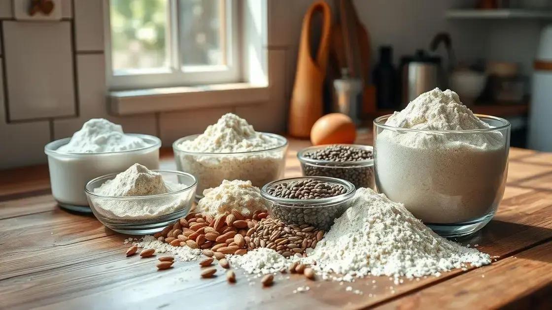 Ingredientes sem glúten para potencializar a receita Ingredientes sem glúten para potencializar a receita