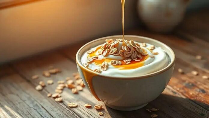 Iogurte Natural com Aveia e Mel: Receita Leve e Energética para o Pós-Treino