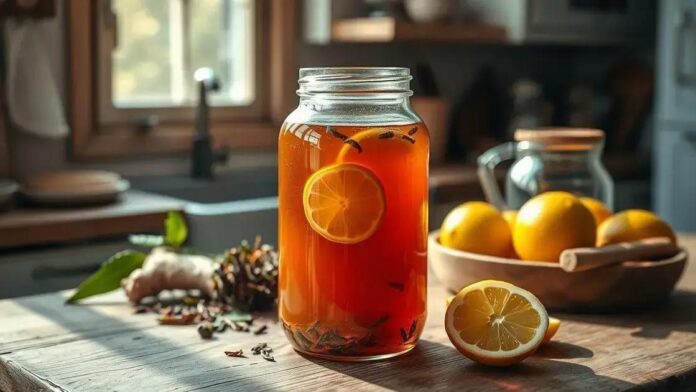 Kombucha Caseira: Receita Funcional para Melhorar a Saúde Intestinal Kombucha Caseira: Receita Funcional para Melhorar a Saúde Intestinal