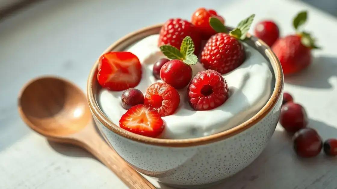 Os benefícios do iogurte natural para a saúde Os benefícios do iogurte natural para a saúde