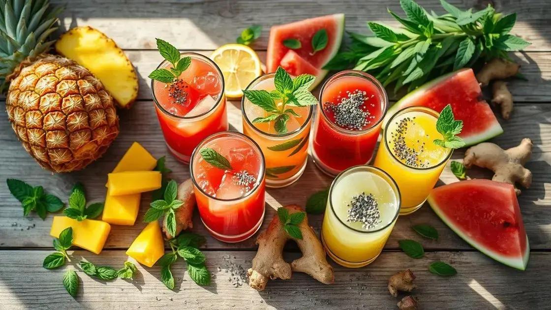 Outras receitas funcionais para variar o detox Outras receitas funcionais para variar o detox