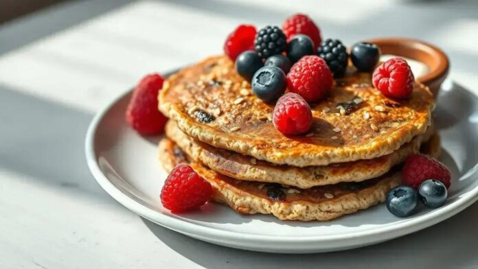 Panqueca Pós-Treino de Aveia com Ovo: Receita Rica em Proteína e Energia