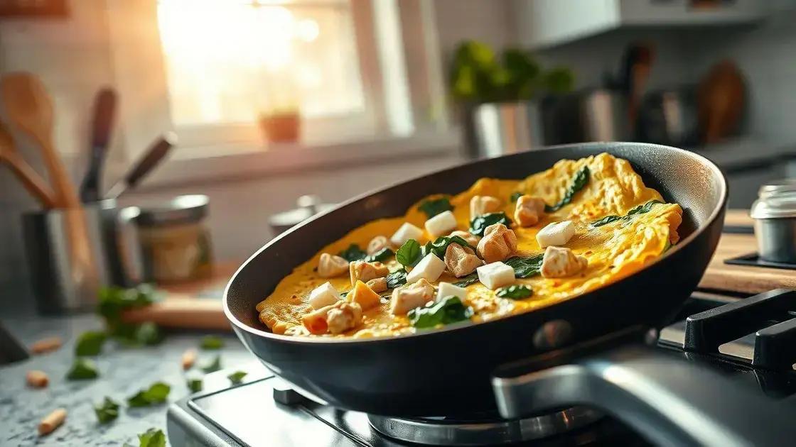 Passo a passo para preparar um omelete proteico rápido Passo a passo para preparar um omelete proteico rápido