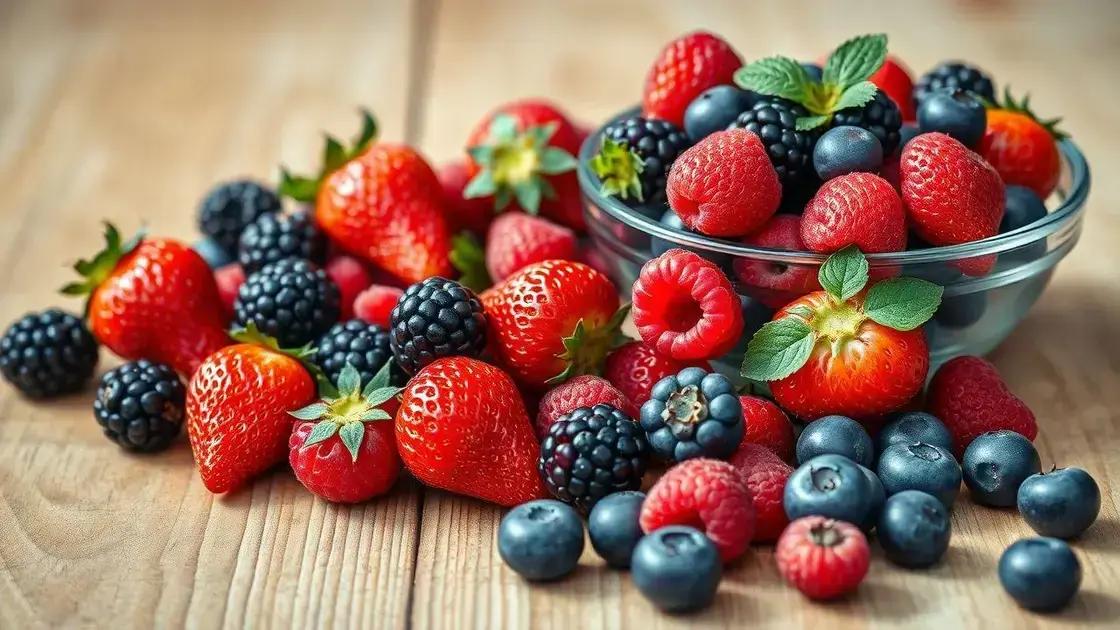 Principais frutas vermelhas para usar em smoothies Principais frutas vermelhas para usar em smoothies