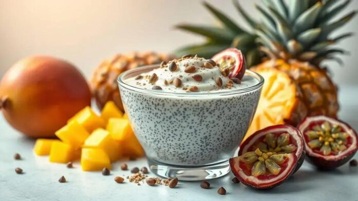 Pudim de Chia com Leite de Coco: Sobremesa Saudável e Funcional Pudim de Chia com Leite de Coco: Sobremesa Saudável e Funcional