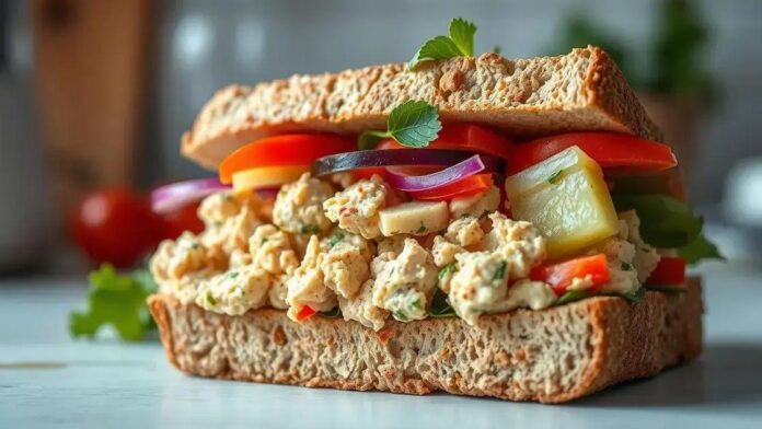 Sanduíche Fit de Atum: Receita Prática e Proteica para o Pós-Treino Sanduíche Fit de Atum: Receita Prática e Proteica para o Pós-Treino