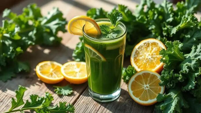 Suco Detox de Couve com Limão: Receita Funcional para Desintoxicar o Corpo