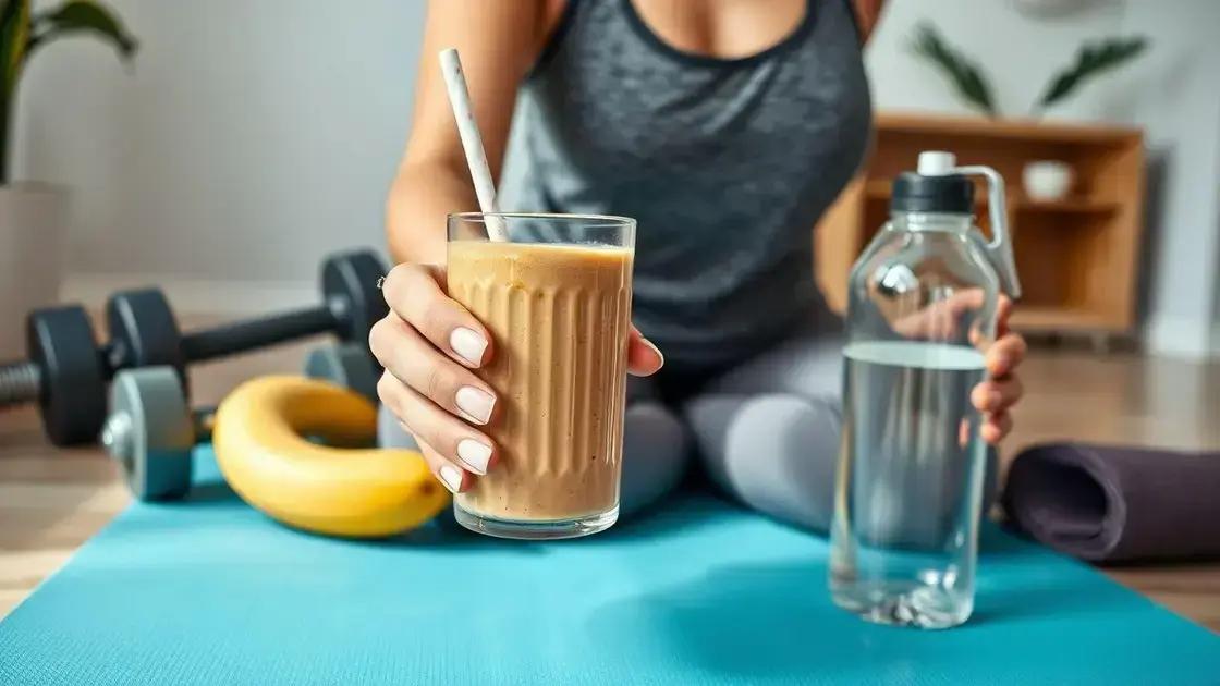 Sugestões para combinar o smoothie com sua rotina de exercícios Sugestões para combinar o smoothie com sua rotina de exercícios