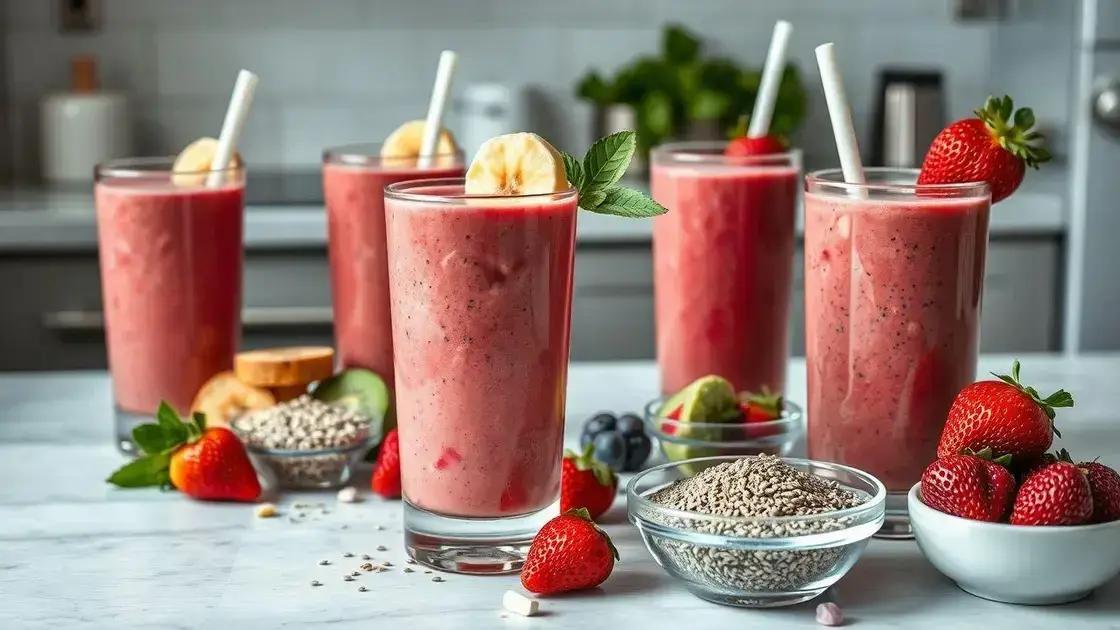 variações do smoothie proteico de morango para diversificar variações do smoothie proteico de morango para diversificar