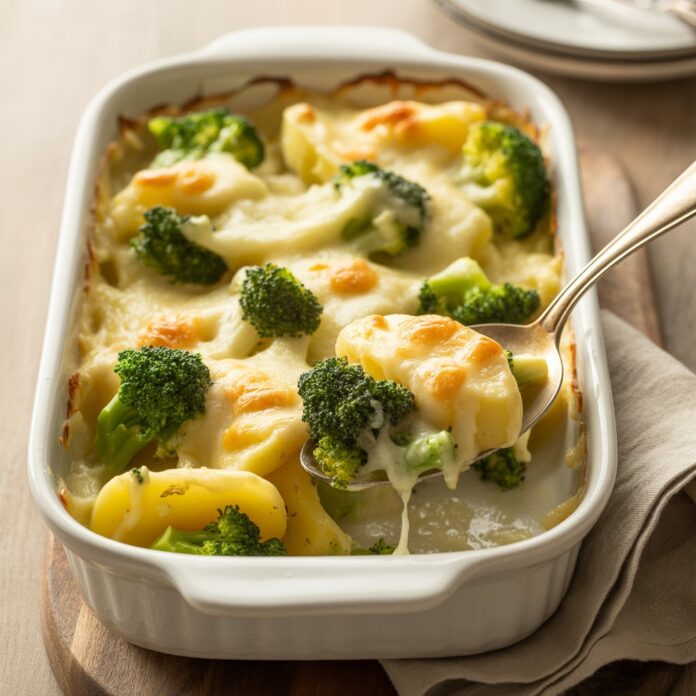 Batata com Brócolis de Forno Receita Prática, Saborosa e Cremosa Batata com Brócolis de Forno Receita Prática, Saborosa e Cremosa