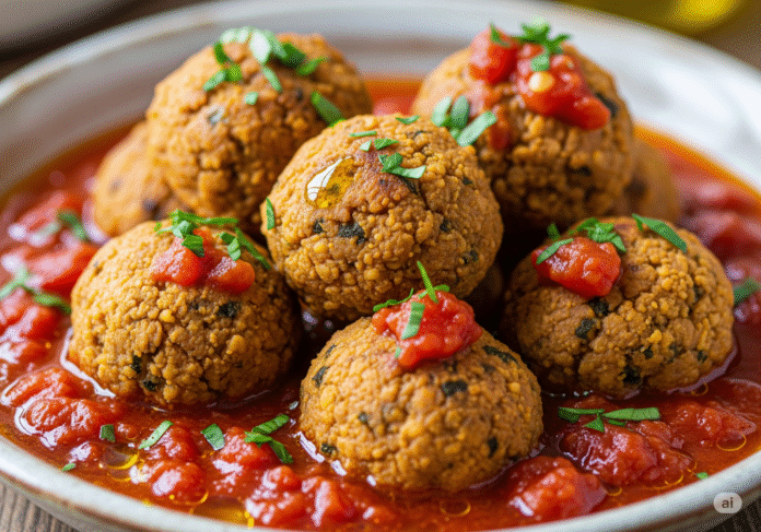 Almôndegas de Grão-de-Bico Deliciosas e Saudáveis Almôndegas de Grão-de-Bico Deliciosas e Saudáveis