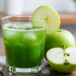 Suco detox de maçã refrescante e nutritivo