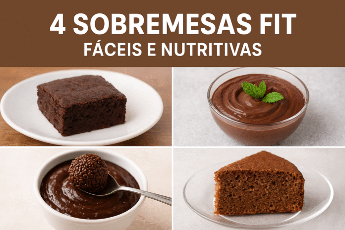 4 Sobremesas Fit Fáceis para Incluir no Cardápio e Matar a Vontade de Doce