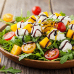 Salada de Agrião com Manga e Ricota O Encontro Perfeito de Sabores