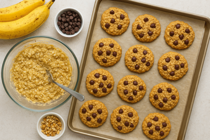 Cookies Saudáveis com Apenas 2 Ingredientes!