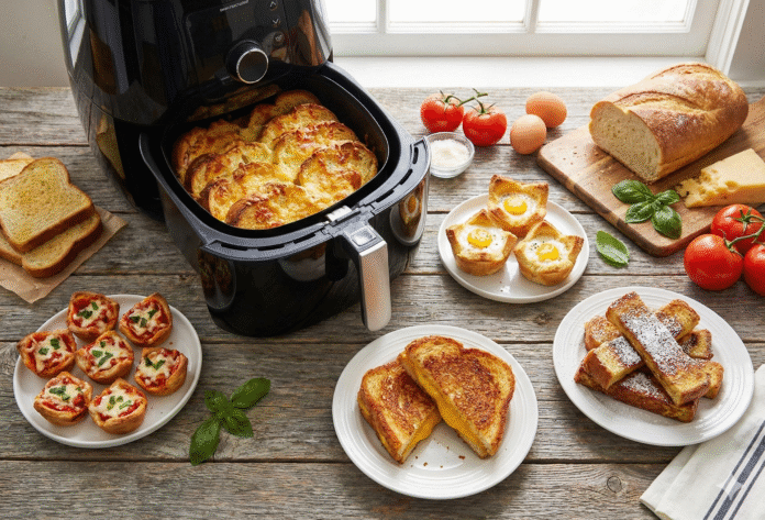 Receitas com pão de forma na air fryer para surpreender no dia a dia