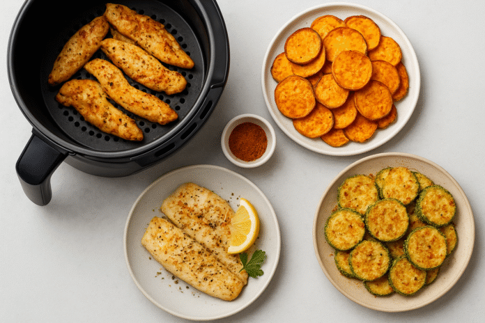 Receitas saudaveis air fryer ideias práticas para emagrecer com sabor